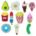 Chompers Chomper ZD2210 20 24 Food Junkeez Ice Cream Cone Plush Dog Toy - Large ZD2210 20 24